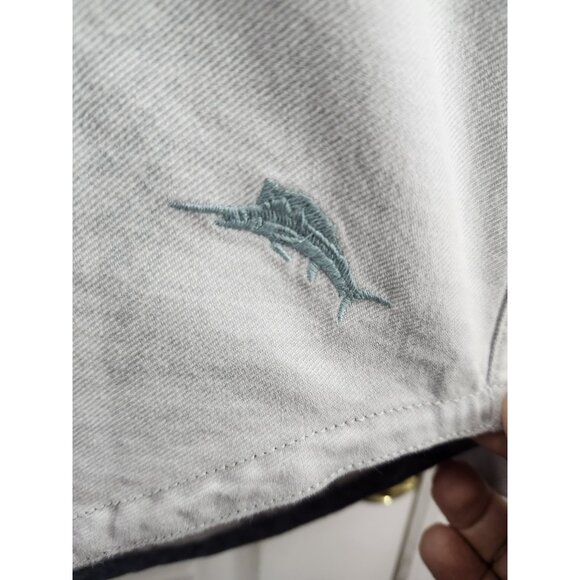 NWT Tommy Bahama Mens Size Large Canyon Beach Flannel Horizon Stripe Shirt NEW - Picture 3 of 13